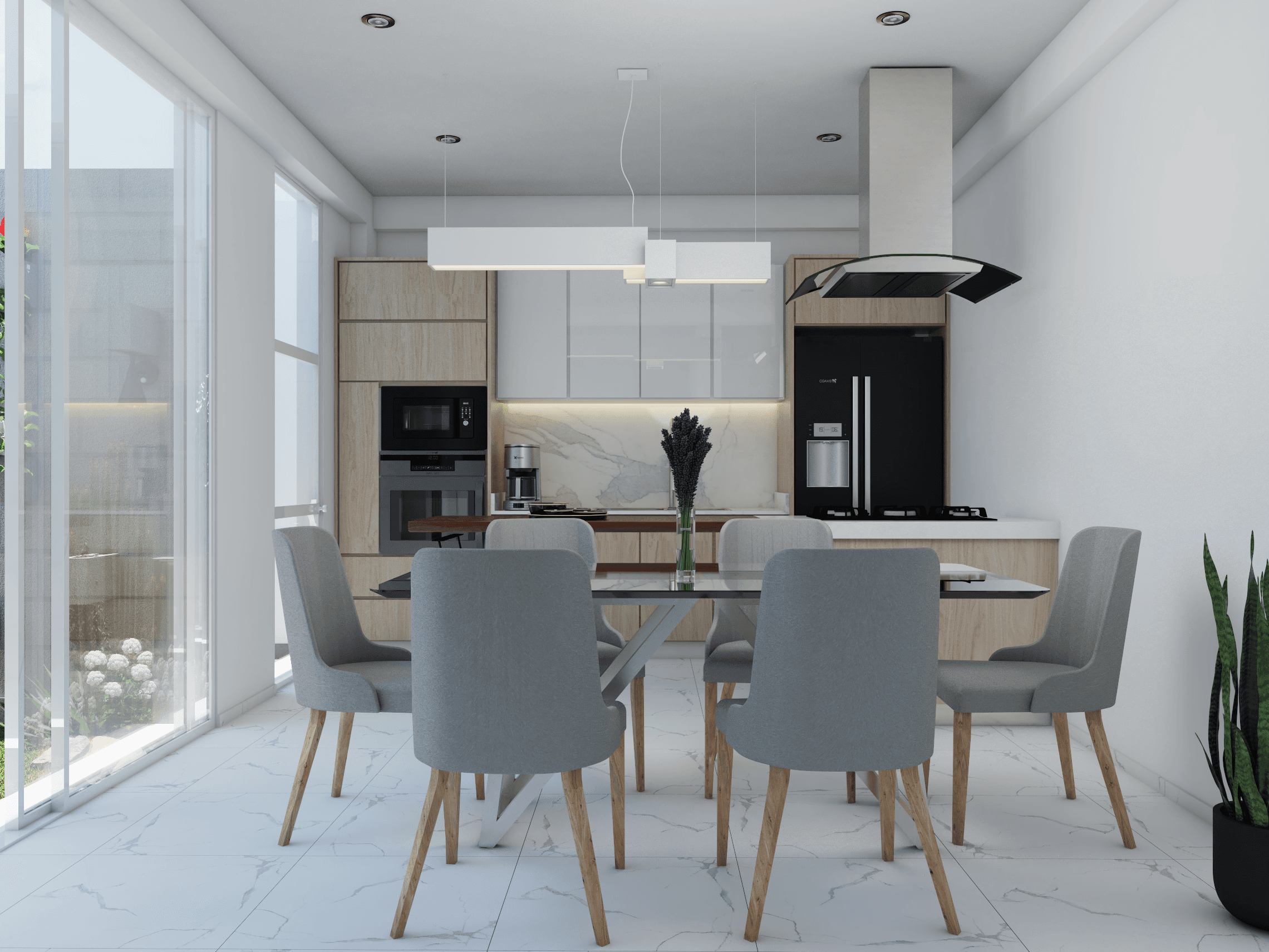 Cocina de propuesta residencial