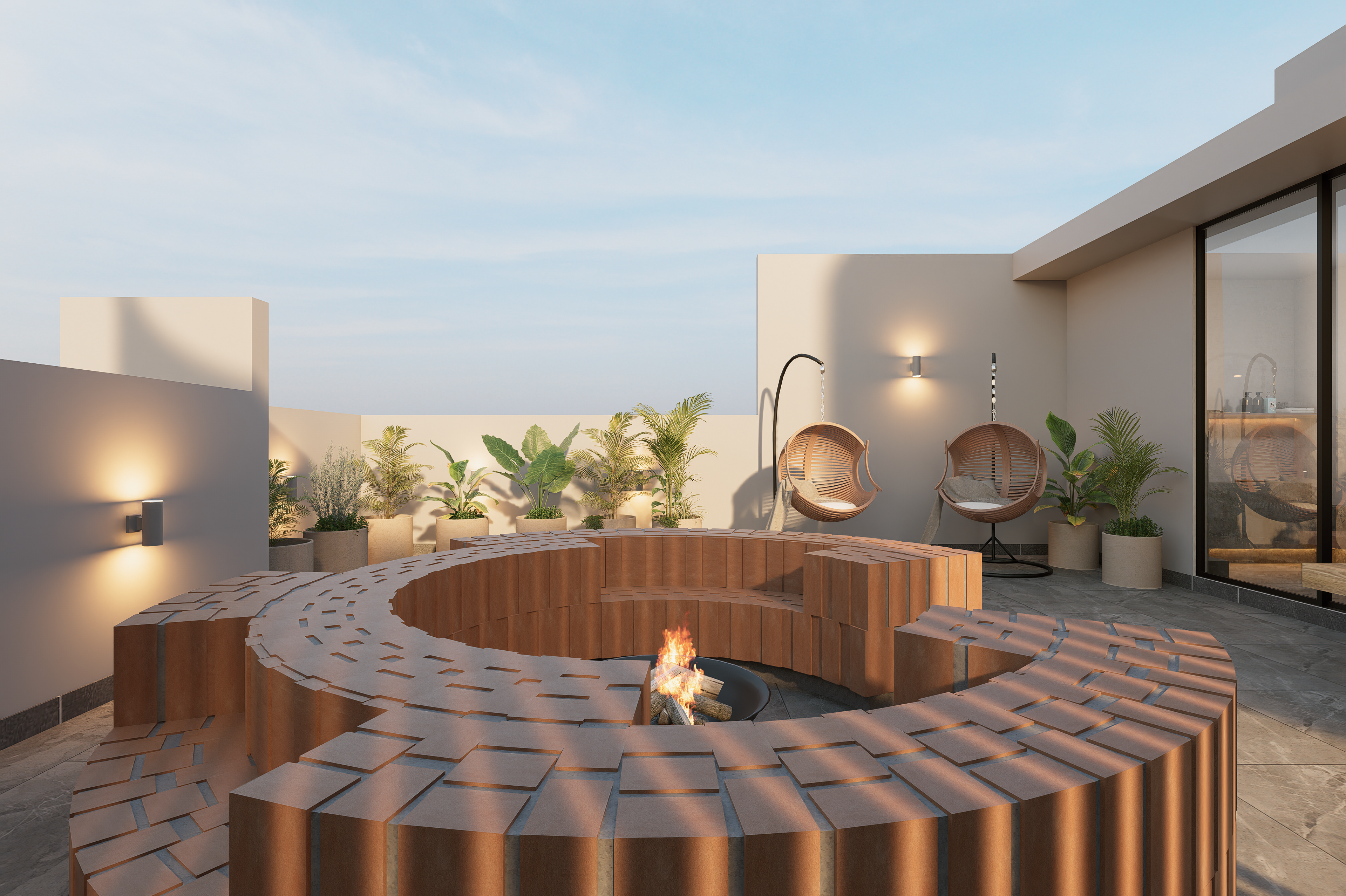 Terraza wellness de Neo Rivera