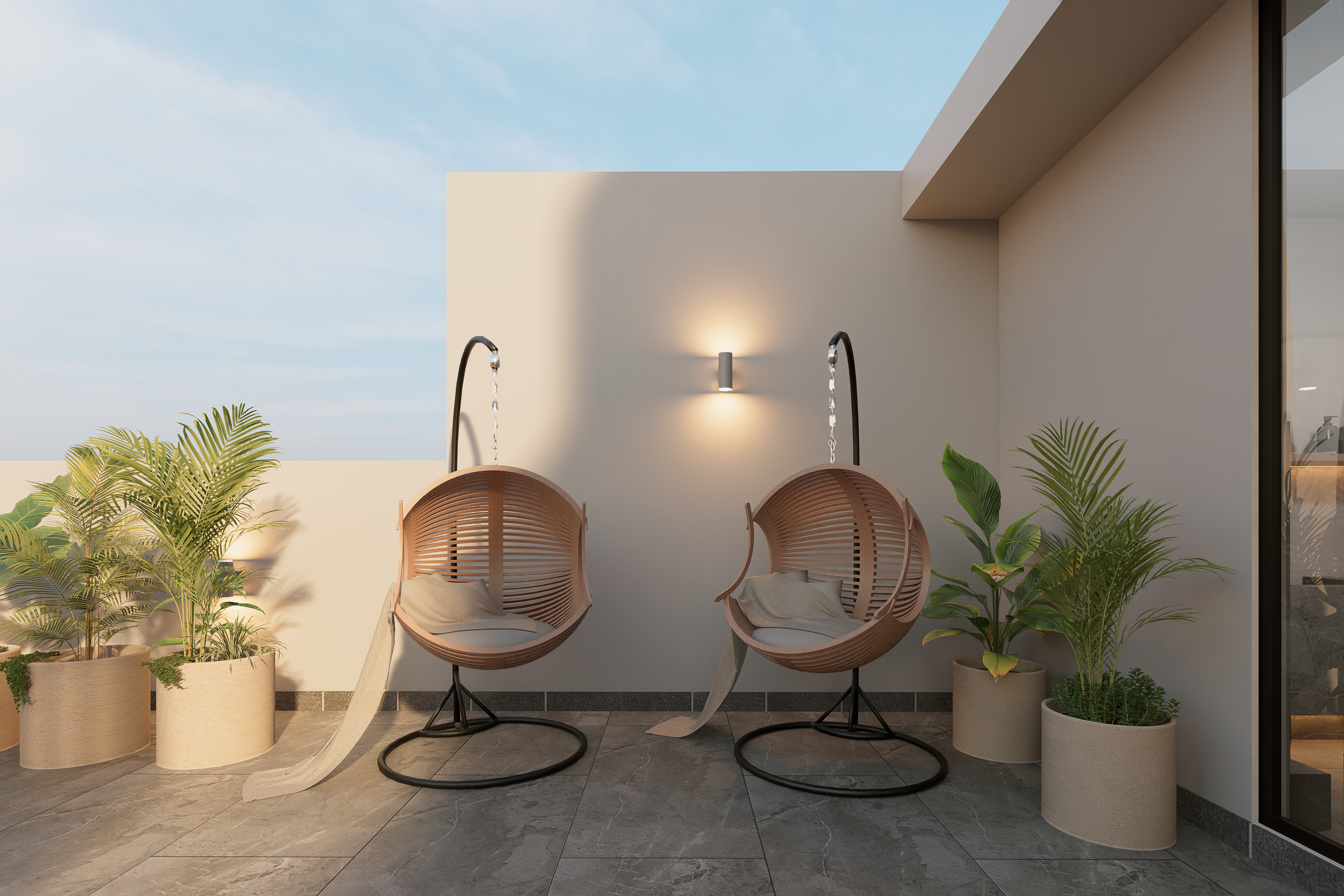 Segunda terraza wellness de Neo Rivera